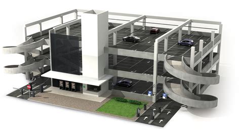 4 storey 10 parking slots commercial parking